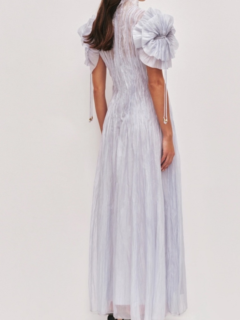 Aje Clara Maxi Dress in french blue size 4 AU